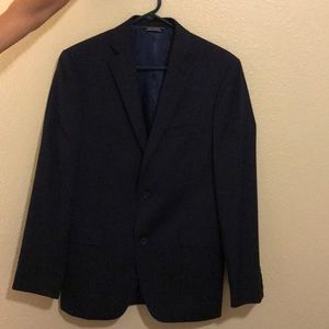 Saks Fifth Avenue Navy blue with stripes suit